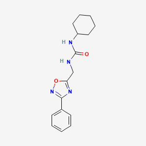 N-cyclohexyl-N'-[(3-phenyl-1,2,4-oxadiazol-5-yl)methyl]urea