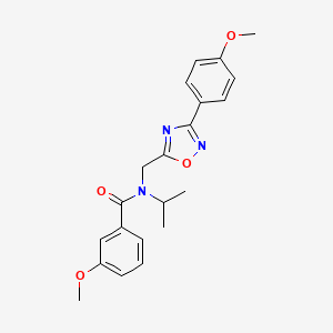 N-isopropyl-3-methoxy-N-{[3-(4-methoxyphenyl)-1,2,4-oxadiazol-5-yl]methyl}benzamide