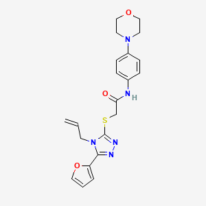 2-{[4-allyl-5-(2-furyl)-4H-1,2,4-triazol-3-yl]thio}-N-[4-(4-morpholinyl)phenyl]acetamide