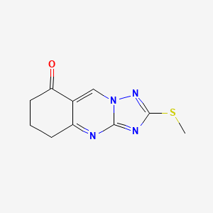 molecular formula C10H10N4OS B4413105 2-(methylthio)-6,7-dihydro[1,2,4]triazolo[5,1-b]quinazolin-8(5H)-one 