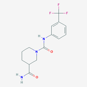 N~1~-[3-(trifluoromethyl)phenyl]-1,3-piperidinedicarboxamide