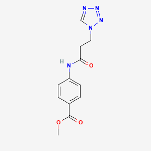 methyl 4-{[3-(1H-tetrazol-1-yl)propanoyl]amino}benzoate