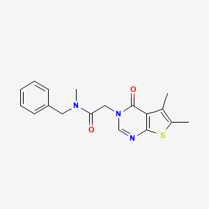 N-benzyl-2-(5,6-dimethyl-4-oxothieno[2,3-d]pyrimidin-3(4H)-yl)-N-methylacetamide