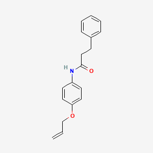 N-[4-(allyloxy)phenyl]-3-phenylpropanamide