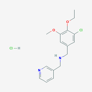 (3-chloro-4-ethoxy-5-methoxybenzyl)(3-pyridinylmethyl)amine hydrochloride