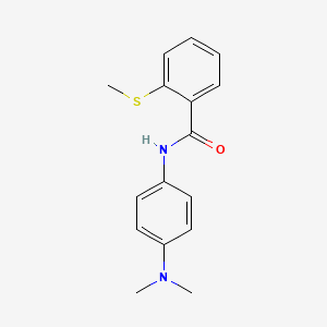 N-[4-(dimethylamino)phenyl]-2-(methylthio)benzamide