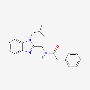 N-[(1-isobutyl-1H-benzimidazol-2-yl)methyl]-2-phenylacetamide