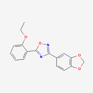 3-(1,3-benzodioxol-5-yl)-5-(2-ethoxyphenyl)-1,2,4-oxadiazole