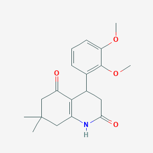 4-(2,3-dimethoxyphenyl)-7,7-dimethyl-4,6,7,8-tetrahydro-2,5(1H,3H)-quinolinedione