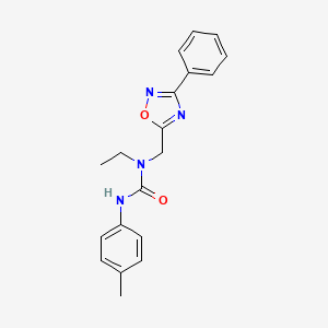 N-ethyl-N'-(4-methylphenyl)-N-[(3-phenyl-1,2,4-oxadiazol-5-yl)methyl]urea