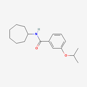 N-cycloheptyl-3-isopropoxybenzamide