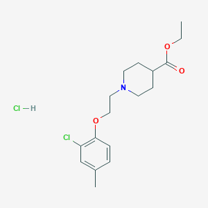 ethyl 1-[2-(2-chloro-4-methylphenoxy)ethyl]piperidine-4-carboxylate hydrochloride