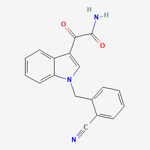 2-[1-(2-cyanobenzyl)-1H-indol-3-yl]-2-oxoacetamide