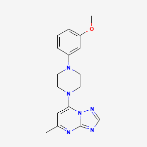 7-[4-(3-methoxyphenyl)-1-piperazinyl]-5-methyl[1,2,4]triazolo[1,5-a]pyrimidine