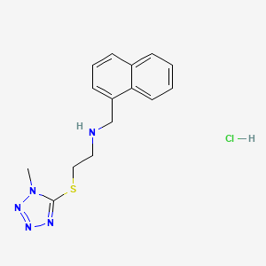 {2-[(1-methyl-1H-tetrazol-5-yl)thio]ethyl}(1-naphthylmethyl)amine hydrochloride