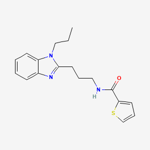 N-[3-(1-propyl-1H-benzimidazol-2-yl)propyl]-2-thiophenecarboxamide