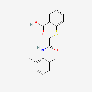 2-{[2-(mesitylamino)-2-oxoethyl]thio}benzoic acid