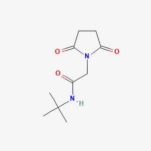 molecular formula C10H16N2O3 B4413956 N-(tert-butyl)-2-(2,5-dioxo-1-pyrrolidinyl)acetamide CAS No. 889947-75-5