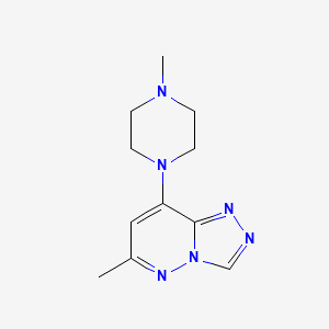 6-methyl-8-(4-methyl-1-piperazinyl)[1,2,4]triazolo[4,3-b]pyridazine