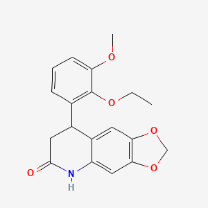 8-(2-ethoxy-3-methoxyphenyl)-7,8-dihydro[1,3]dioxolo[4,5-g]quinolin-6(5H)-one