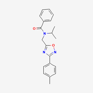 N-isopropyl-N-{[3-(4-methylphenyl)-1,2,4-oxadiazol-5-yl]methyl}benzamide