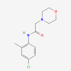 molecular formula C13H17ClN2O2 B4414315 N-(4-chloro-2-methylphenyl)-2-(4-morpholinyl)acetamide CAS No. 6304-05-8