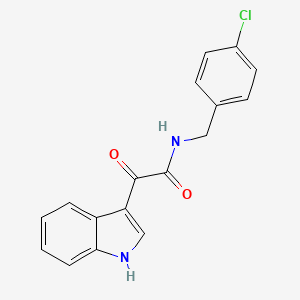 N-(4-chlorobenzyl)-2-(1H-indol-3-yl)-2-oxoacetamide