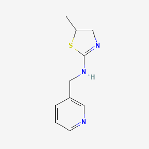 5-methyl-N-(3-pyridinylmethyl)-4,5-dihydro-1,3-thiazol-2-amine