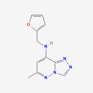 N-(2-furylmethyl)-6-methyl[1,2,4]triazolo[4,3-b]pyridazin-8-amine