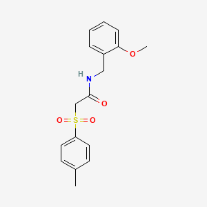 N-(2-methoxybenzyl)-2-[(4-methylphenyl)sulfonyl]acetamide