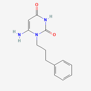molecular formula C13H15N3O2 B4414775 6-amino-1-(3-phenylpropyl)-2,4(1H,3H)-pyrimidinedione 