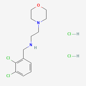 molecular formula C13H20Cl4N2O B4414842 N-(2,3-dichlorobenzyl)-2-(4-morpholinyl)ethanamine dihydrochloride 