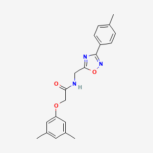 molecular formula C20H21N3O3 B4414917 2-(3,5-dimethylphenoxy)-N-{[3-(4-methylphenyl)-1,2,4-oxadiazol-5-yl]methyl}acetamide 