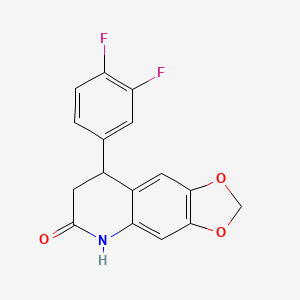 8-(3,4-difluorophenyl)-7,8-dihydro[1,3]dioxolo[4,5-g]quinolin-6(5H)-one