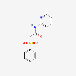 2-[(4-methylphenyl)sulfonyl]-N-(6-methyl-2-pyridinyl)acetamide