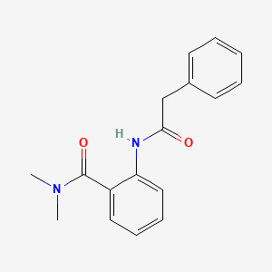 molecular formula C17H18N2O2 B4415122 N,N-dimethyl-2-[(phenylacetyl)amino]benzamide 