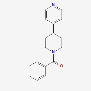 molecular formula C17H18N2O B4415140 4-(1-benzoyl-4-piperidinyl)pyridine 