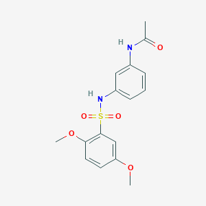 N-(3-{[(2,5-dimethoxyphenyl)sulfonyl]amino}phenyl)acetamide