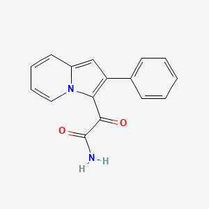 2-oxo-2-(2-phenyl-3-indolizinyl)acetamide