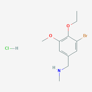 (3-bromo-4-ethoxy-5-methoxybenzyl)methylamine hydrochloride