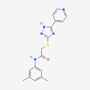 N-(3,5-dimethylphenyl)-2-{[5-(4-pyridinyl)-4H-1,2,4-triazol-3-yl]thio}acetamide