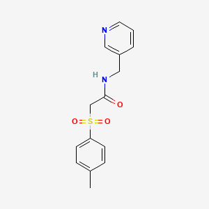 2-[(4-methylphenyl)sulfonyl]-N-(3-pyridinylmethyl)acetamide