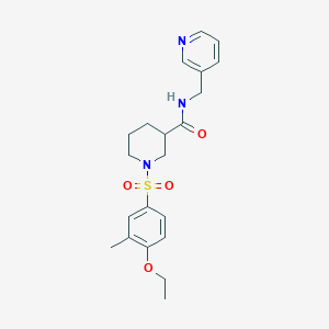 1-[(4-ethoxy-3-methylphenyl)sulfonyl]-N-(3-pyridinylmethyl)-3-piperidinecarboxamide