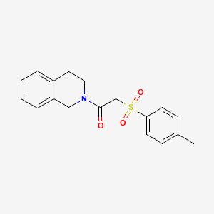 2-{[(4-methylphenyl)sulfonyl]acetyl}-1,2,3,4-tetrahydroisoquinoline