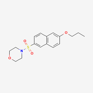 4-[(6-propoxy-2-naphthyl)sulfonyl]morpholine