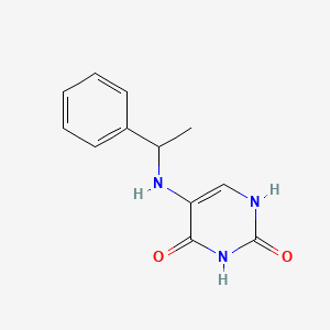 5-[(1-phenylethyl)amino]-2,4(1H,3H)-pyrimidinedione