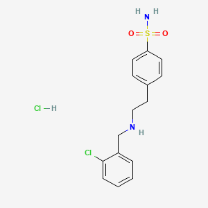 4-{2-[(2-chlorobenzyl)amino]ethyl}benzenesulfonamide hydrochloride