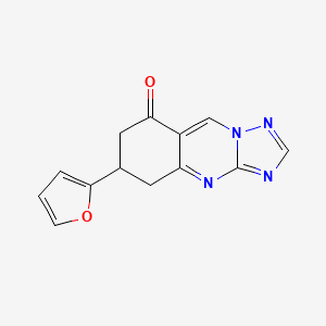 molecular formula C13H10N4O2 B4415996 6-(2-furyl)-6,7-dihydro[1,2,4]triazolo[5,1-b]quinazolin-8(5H)-one 