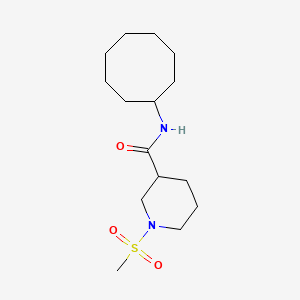 N-cyclooctyl-1-(methylsulfonyl)piperidine-3-carboxamide