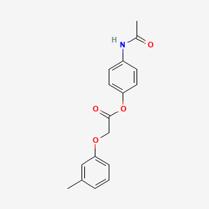 4-(acetylamino)phenyl (3-methylphenoxy)acetate